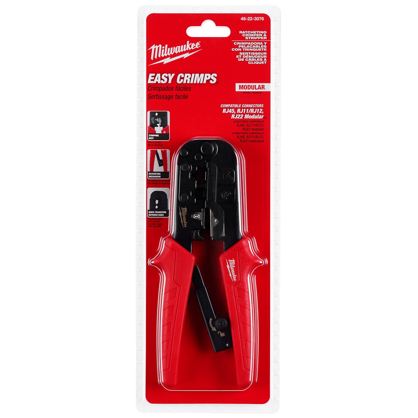 Milwaukee Ratcheting Modular Crimper & Stripper