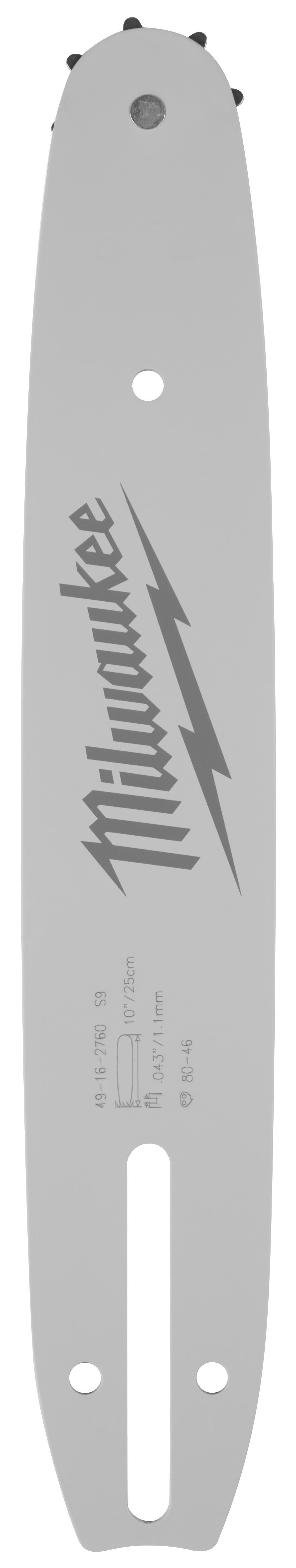 Milwaukee 10" .325" LOW PROFILE™ Pitch, .043" Gauge Guide Bar