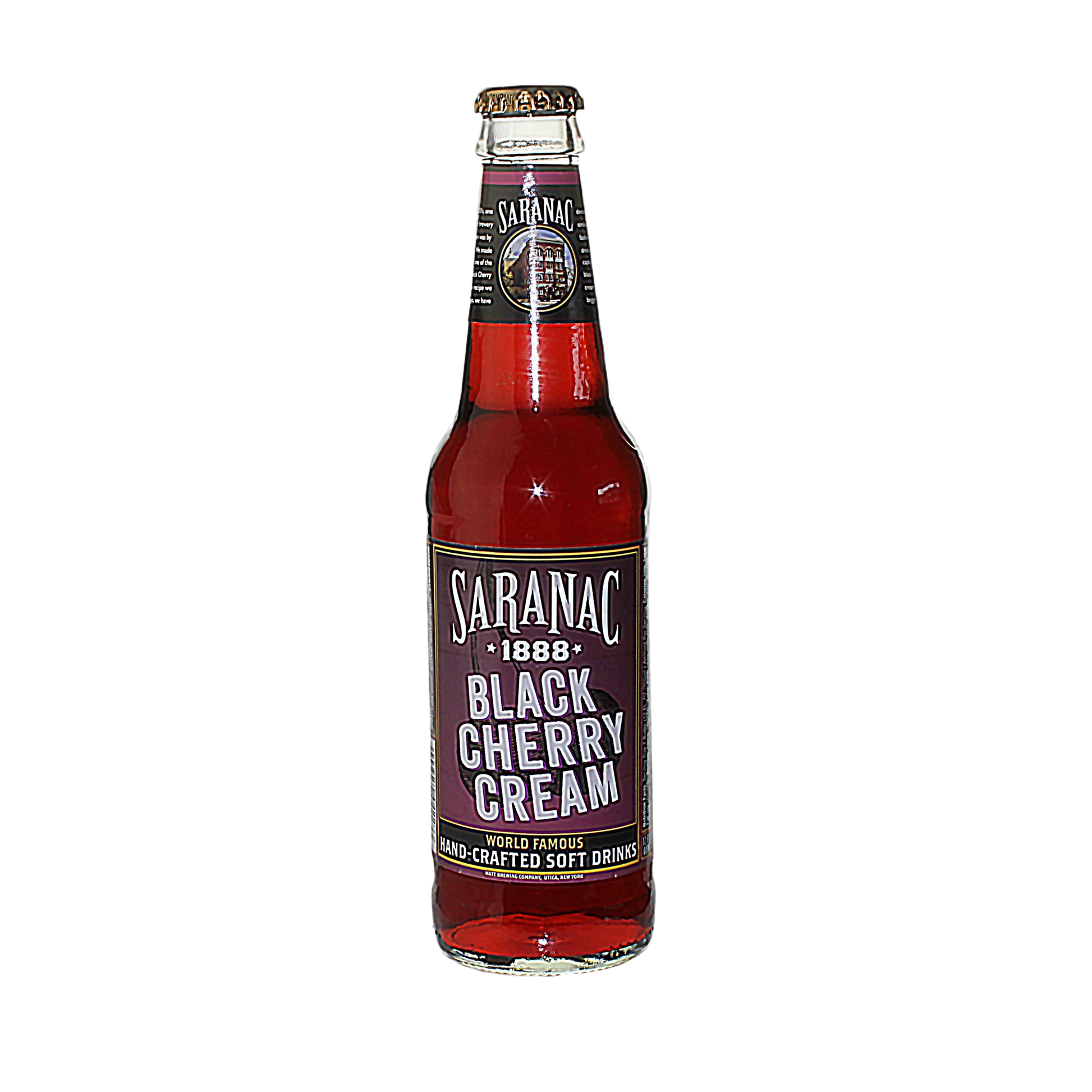 Saranac Black Cherry Cream Soda – Rich & Creamy Taste – Hartville