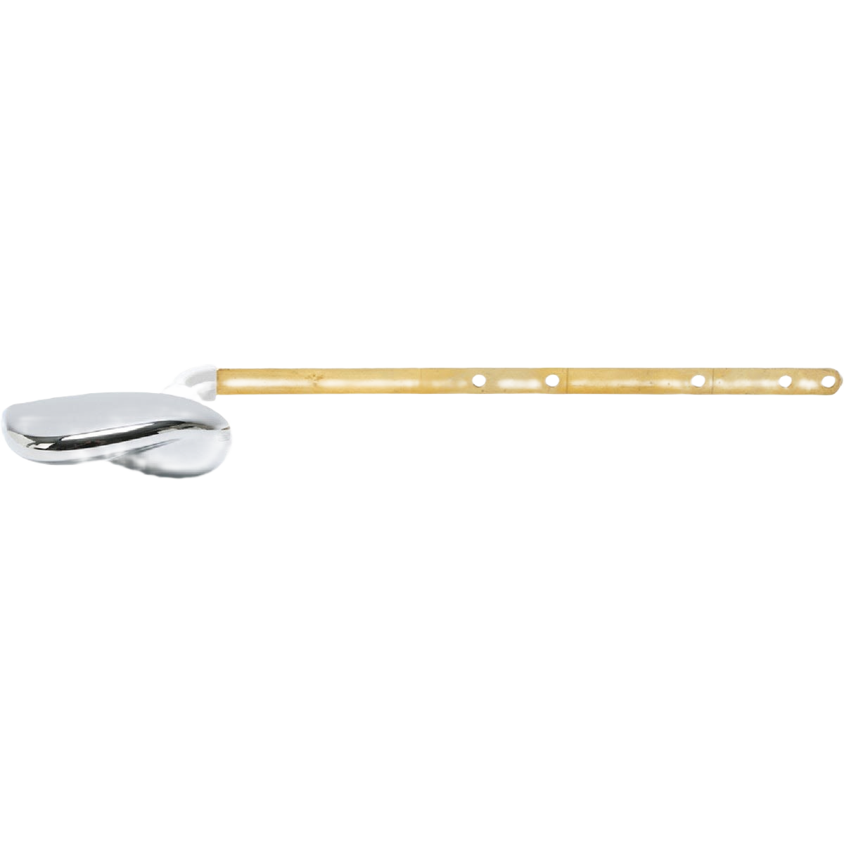Chrome toilet tank lever with adjustable metal arm for plumbing parts and repair under $50 collections