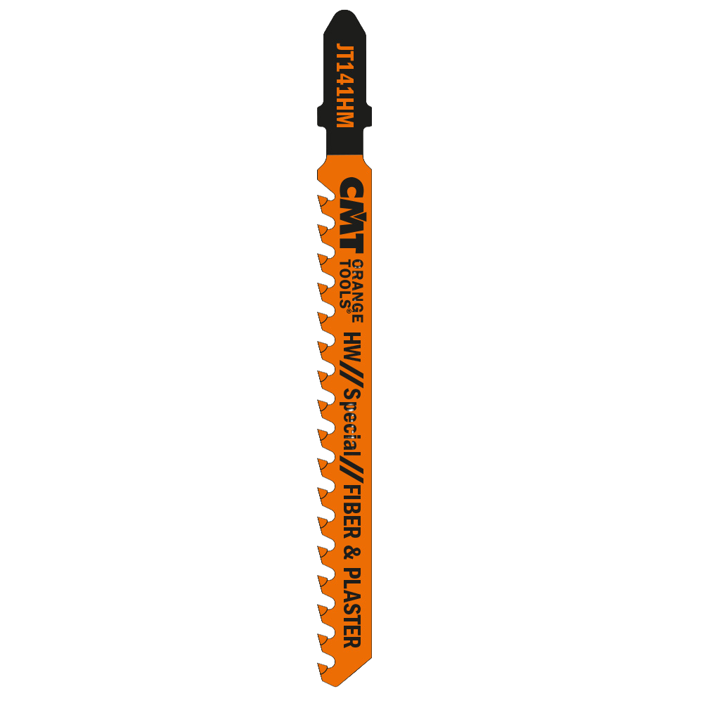 CMT Orange Tools 4” x  6tpi, 3-Pc Carbide Tipped Jig Saw Blades Fiber & Plaster