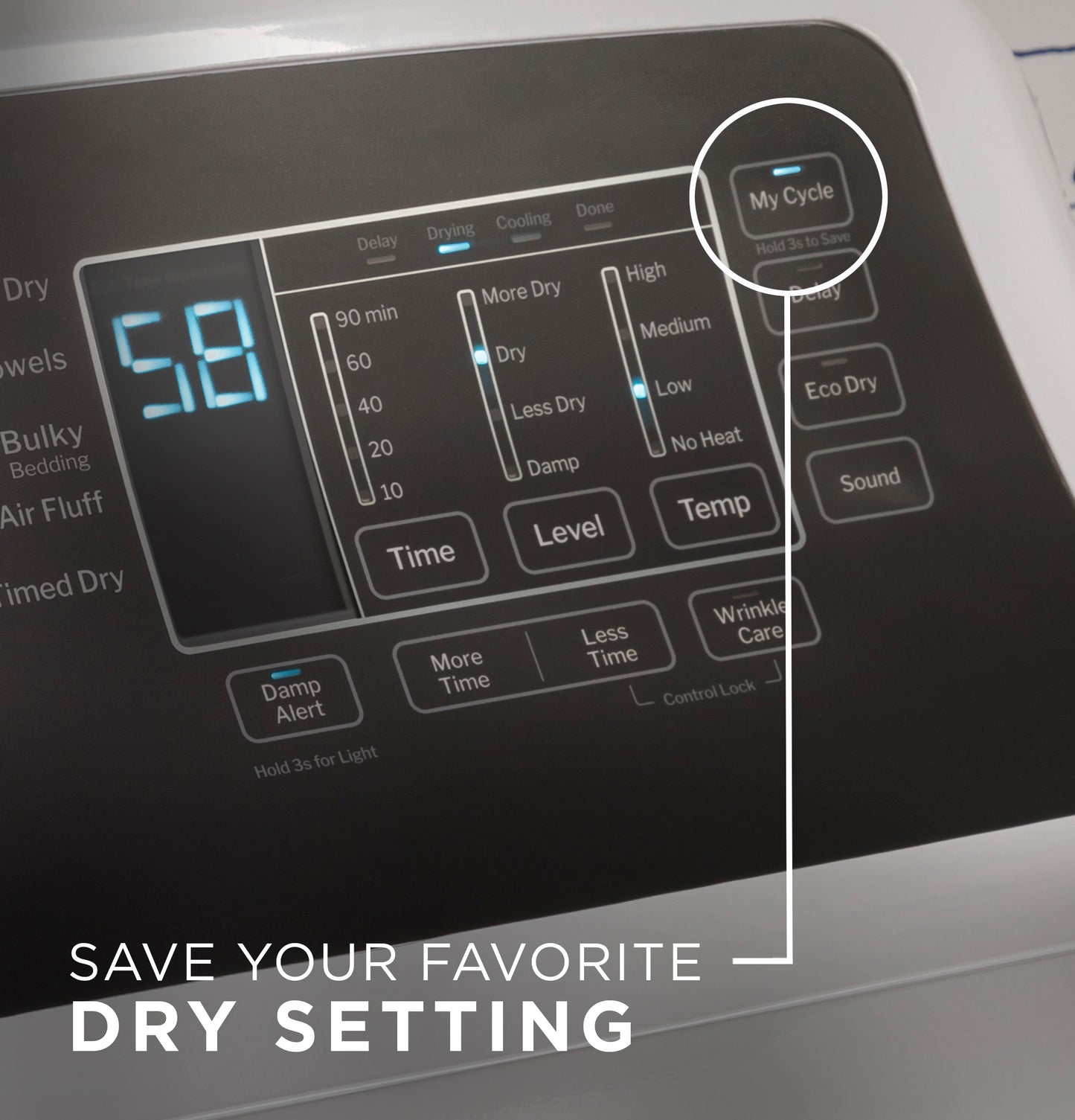 GE® 7.4 cu. ft. Capacity Electric Dryer with Up To 120 ft. Venting and Sensor Dry