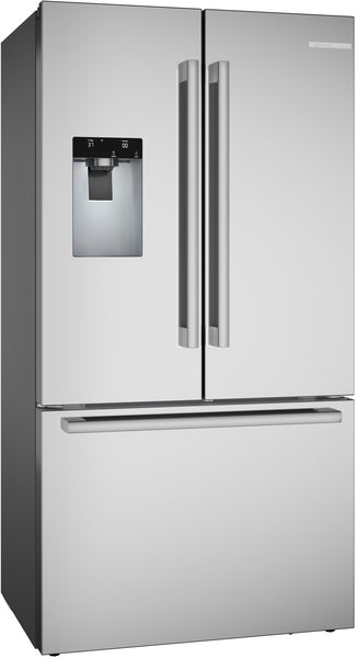 800 Series, French Door Bottom Mount Refrigerator, 36'', Stainless steel (with anti-fingerprint), Total No Frost