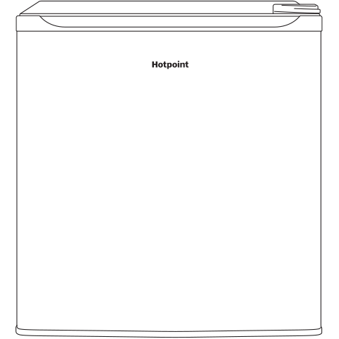 Hotpoint® ENERGY STAR® 1.7 cu. ft.  Compact Refrigerator