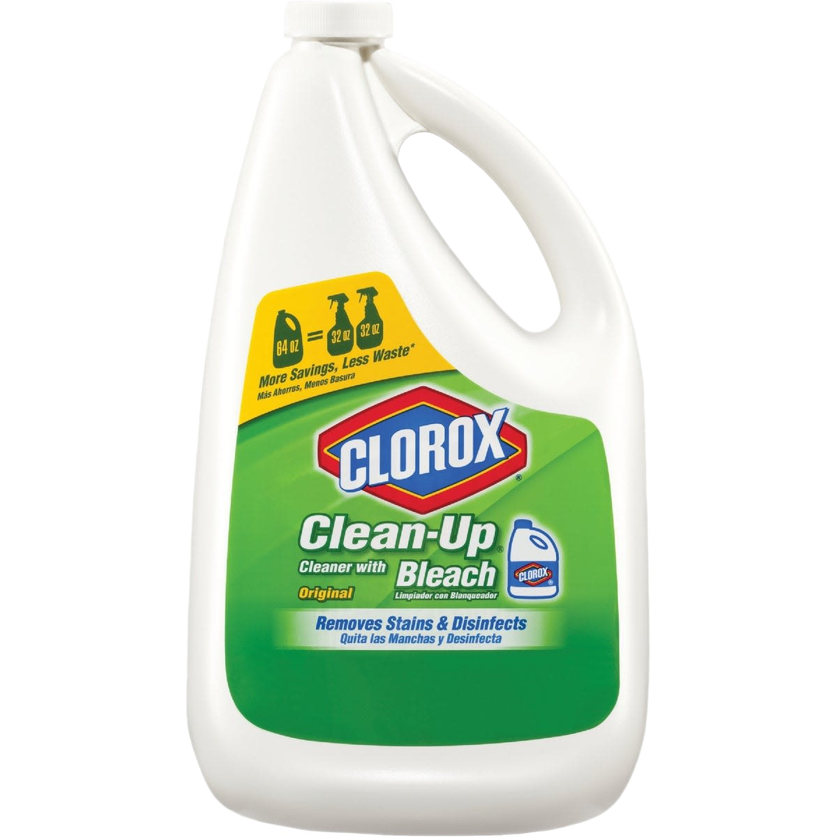 64 oz bottle of Clorox Clean-Up bleach cleaner for stain removal and disinfecting in Cleaning Supplies collection