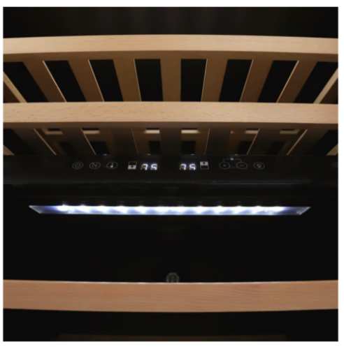 43 Bottle DESIGNER Series Dual-Zone Wine Cooler