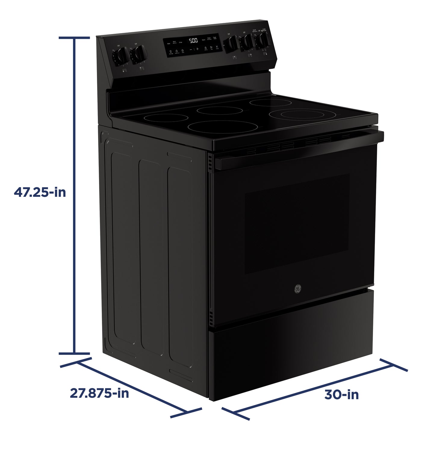 GE® ENERGY STAR® 30" Free-Standing Electric Range with Crisp Mode