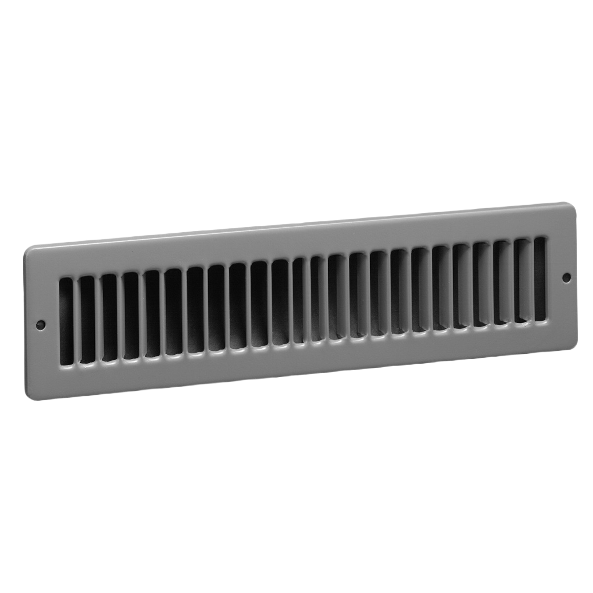Brown toe kick space grill with vertical slats for ventilation in plumbing and home improvement collections under $50