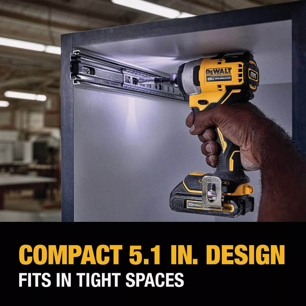 DEWALT 20V MAX Lithium-Ion Compact Drill/Driver / Impact Driver Combo Kit 1.5 Ah