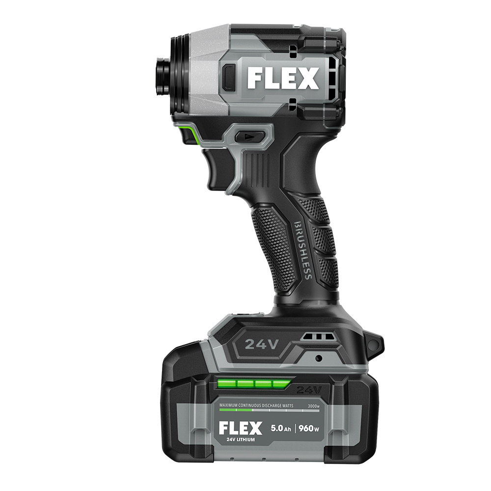 FLEX 24V 1/4" One-Touch Hex Impact Driver w/ Multi-Mode Kit