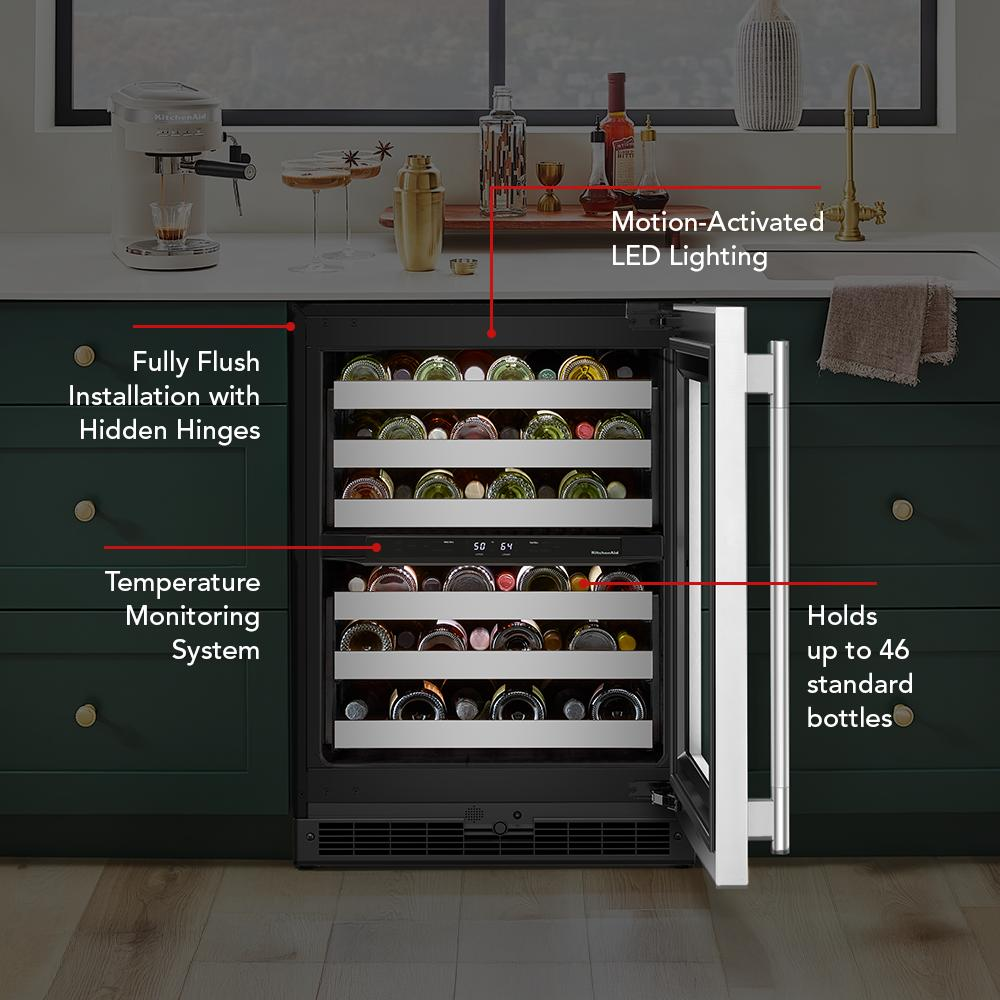 24" Panel-Ready Undercounter Wine Cellar