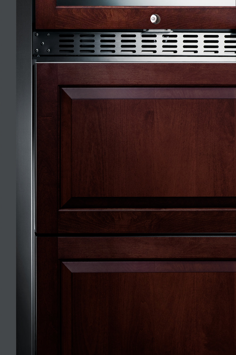 24" Wide Combination Dual-Zone Wine Cellar and 2-Drawer All-Refrigerator (Panels Not Included)