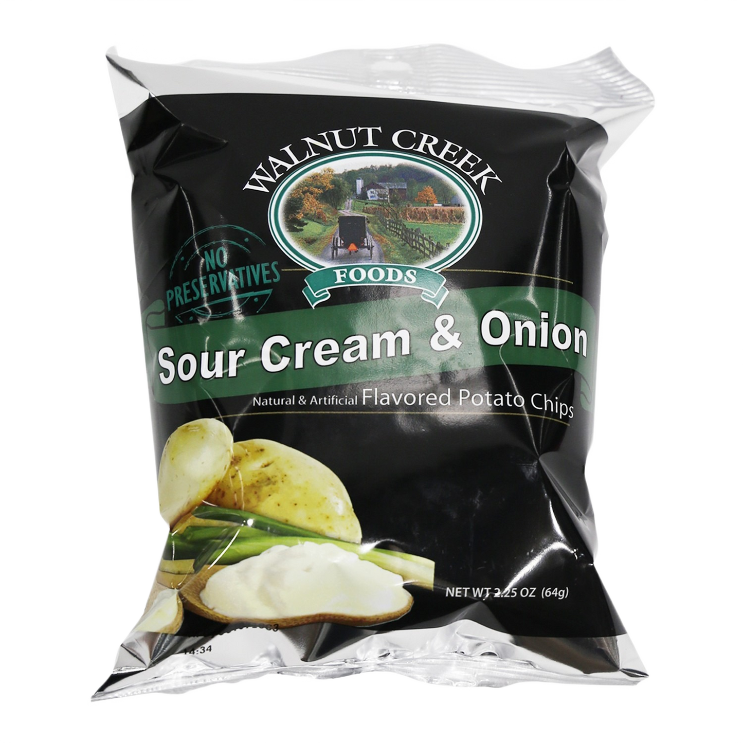 Bag of Walnut Creek sour cream and onion flavored potato chips in Chips & Snacks and Food & Beverage collections under $50