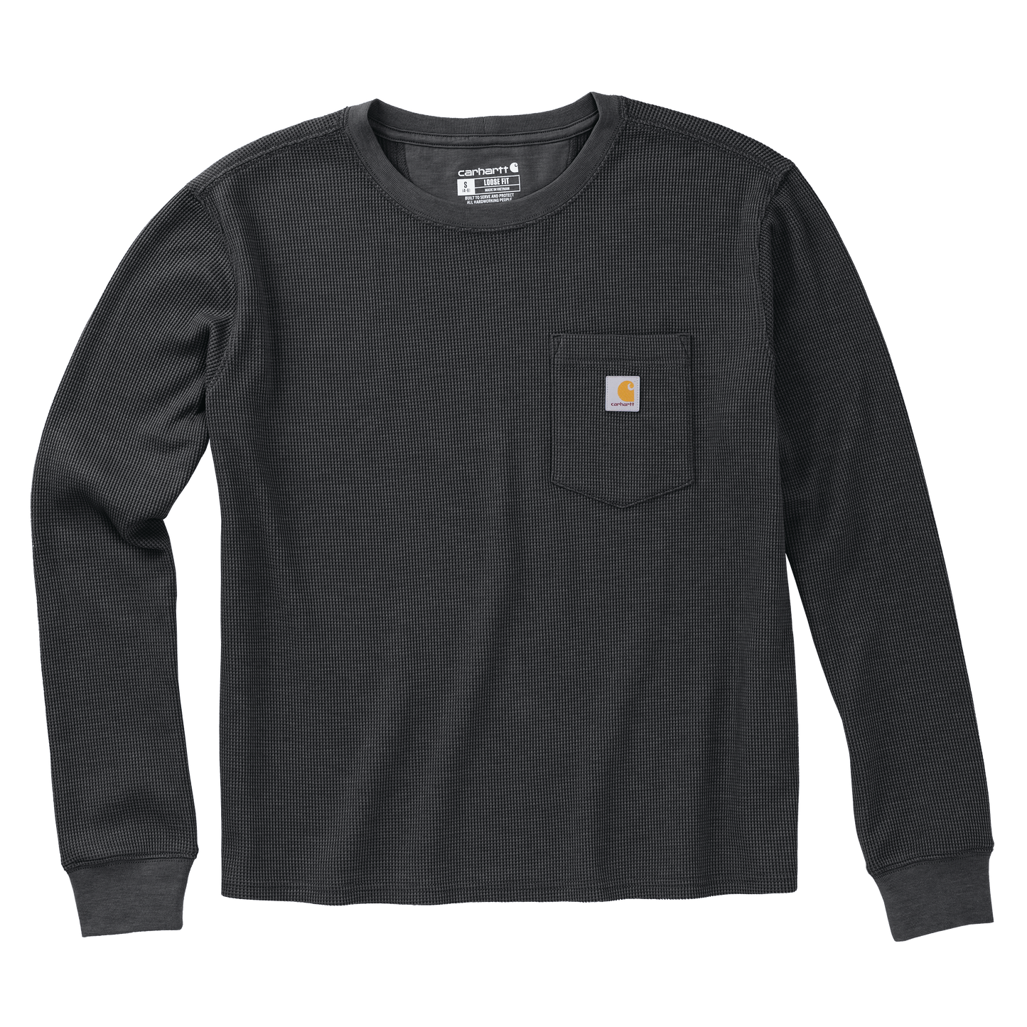 Carhartt Women's Waffle Knit Loose Long Sleeve T-Shirt
