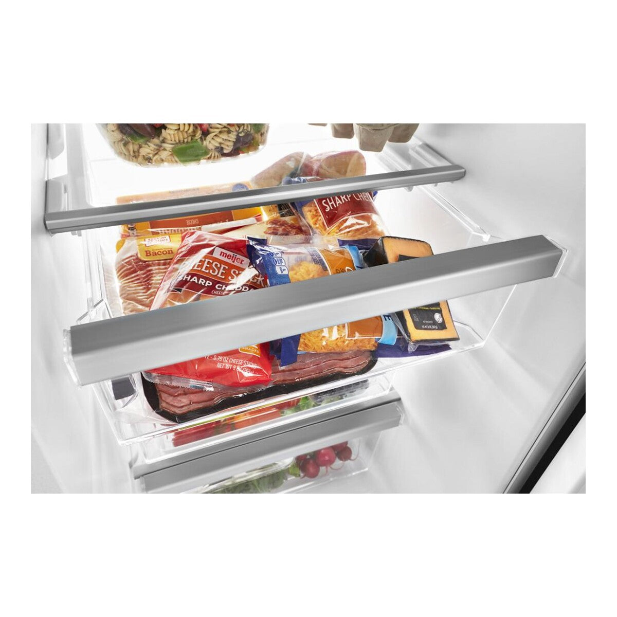 33-inch Wide Side-by-Side Refrigerator - 21 cu. ft.