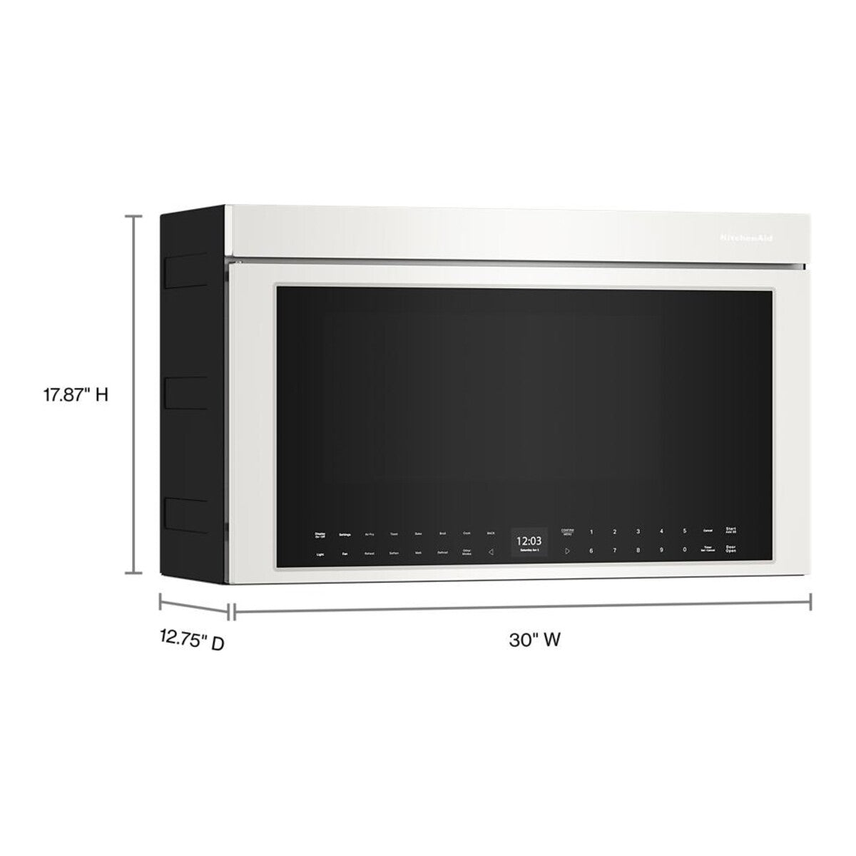 Multifunction Over-the-Range Microwave Oven with Flush Built-In Design