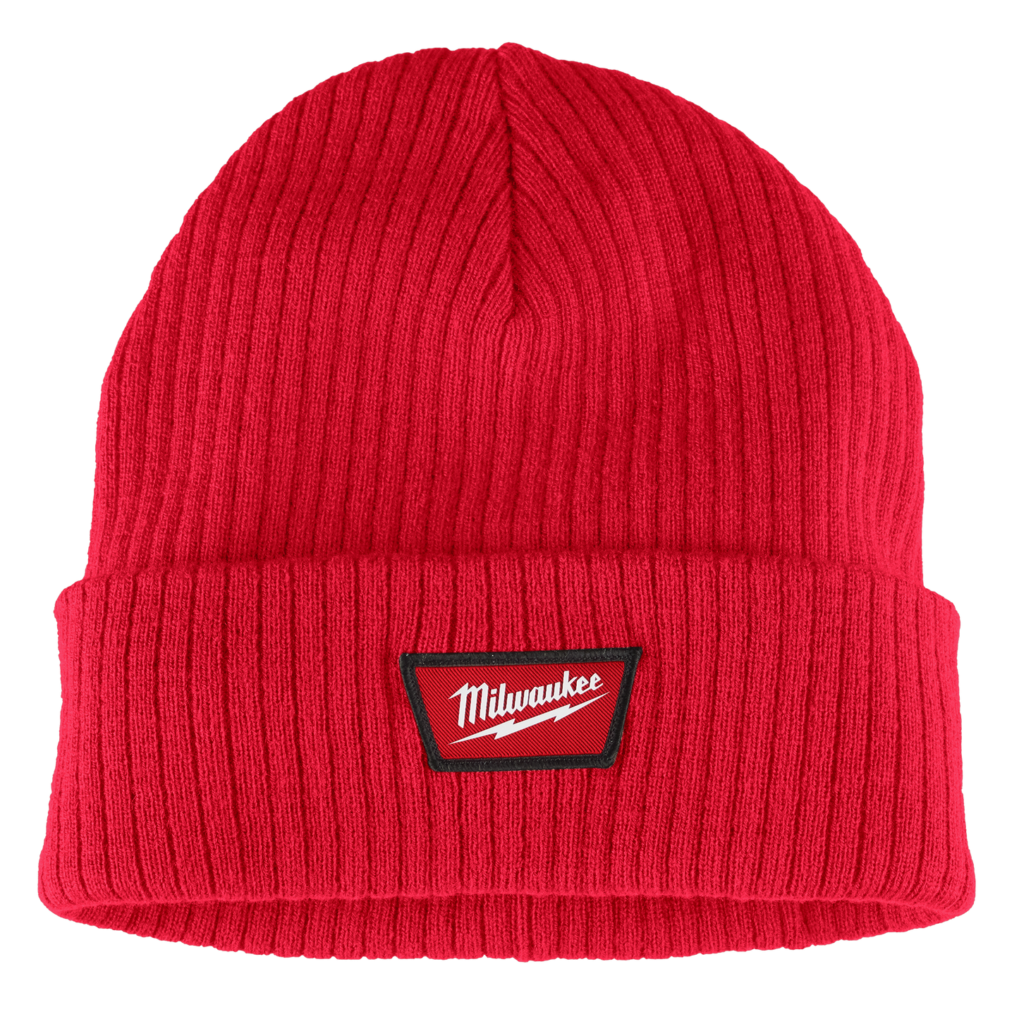 Milwaukee Rib-Knit Cuffed Beanie - Red