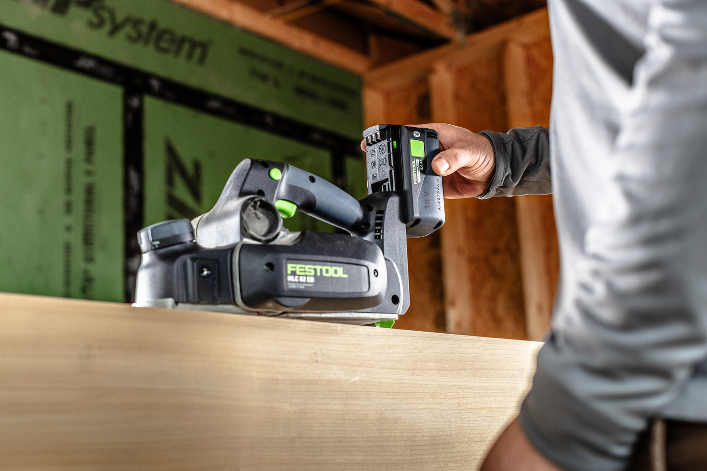 Festool 578001 Cordless planer HLC 82 EB-F-Basic