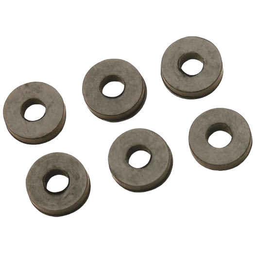 Do it Best 1/2" Black Toilet Spud Faucet Washer, 6 Count