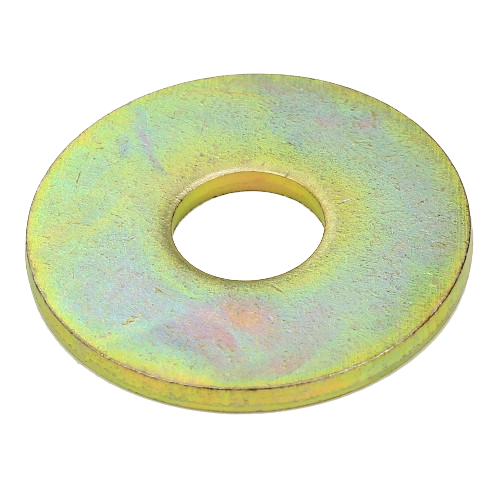 Yellow zinc-plated metal washer with 11mm inner diameter for John Deere parts in nuts, bolts & washers collection