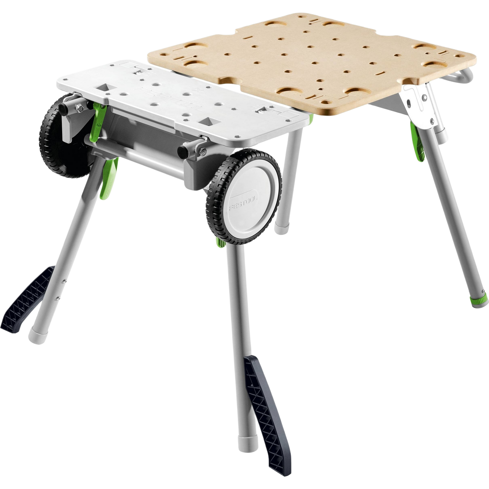 Portable multifunctional saw underframe with wheels and adjustable legs for woodworking and tool stands collection