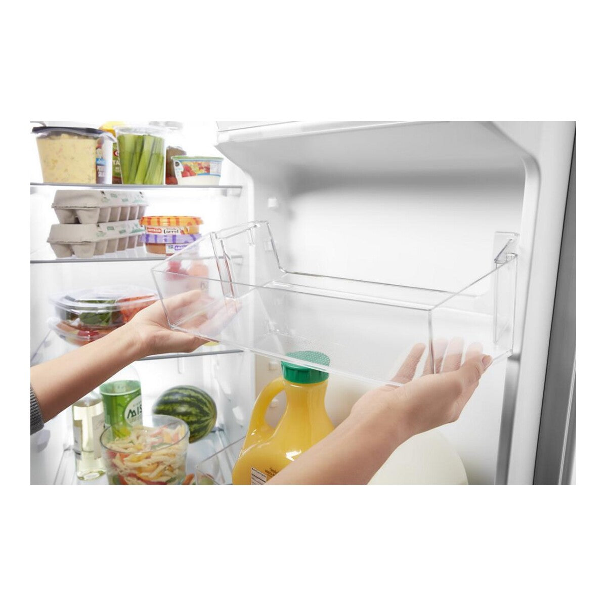 33-inch Wide Side-by-Side Refrigerator - 21 cu. ft.