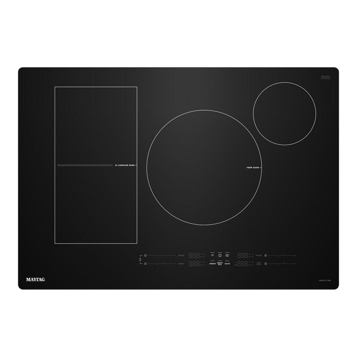 30-Inch Wide Induction Cooktop with Power Boost