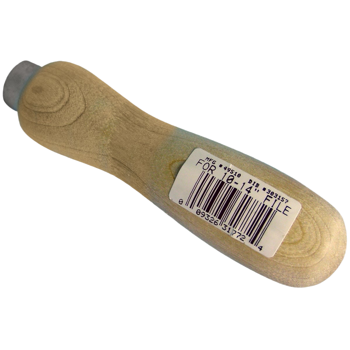 Wooden short ferrule handle designed for 6 to 8 inch files, suitable for tools and home improvement tasks