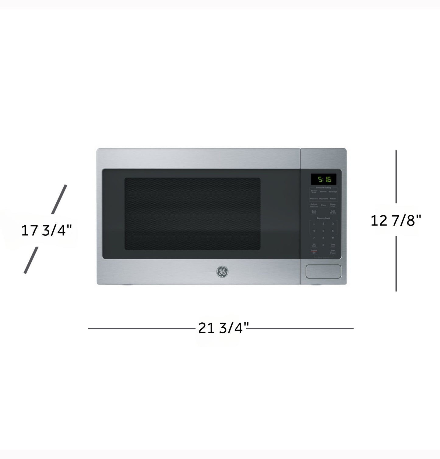 GE® 1.6 Cu. Ft. Countertop Microwave Oven