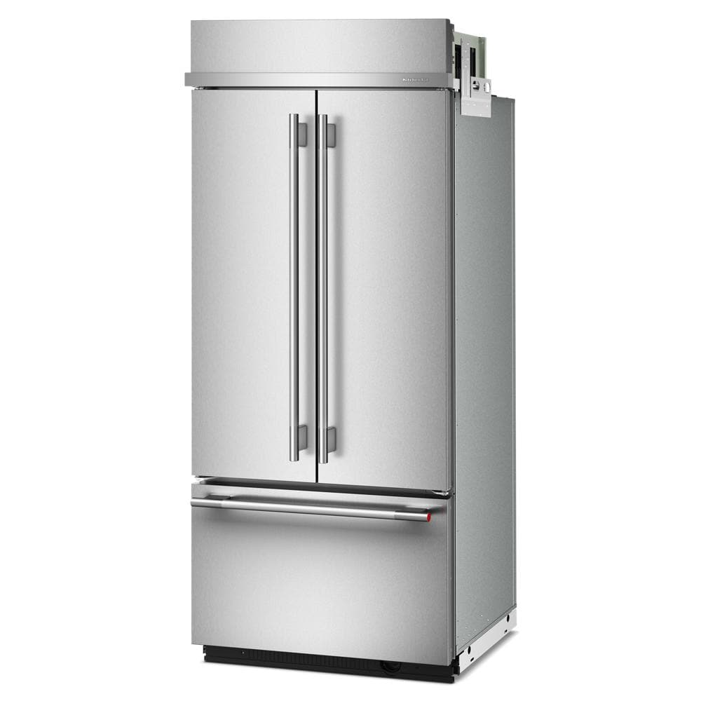 20.8 Cu. Ft. 36" Built-In French Door Bottom Mount Refrigerator with Platinum Interior