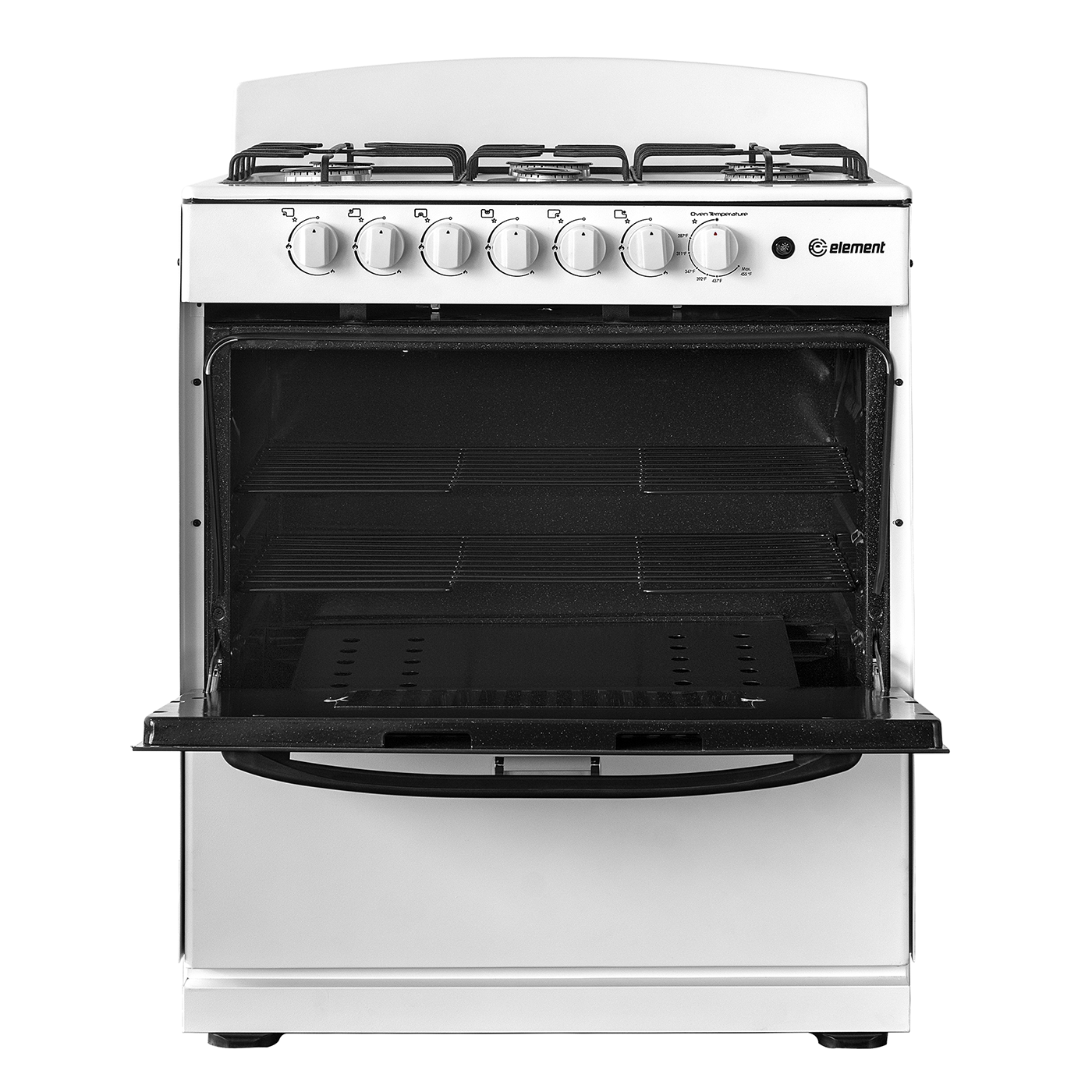 Element Electronics 4.0 cu. ft. 30", 6-Burner Gas Range (EEGR3A6MCCW)