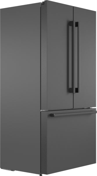800 Series, French Door Bottom Mount Refrigerator, 36'', Black Stainless Steel