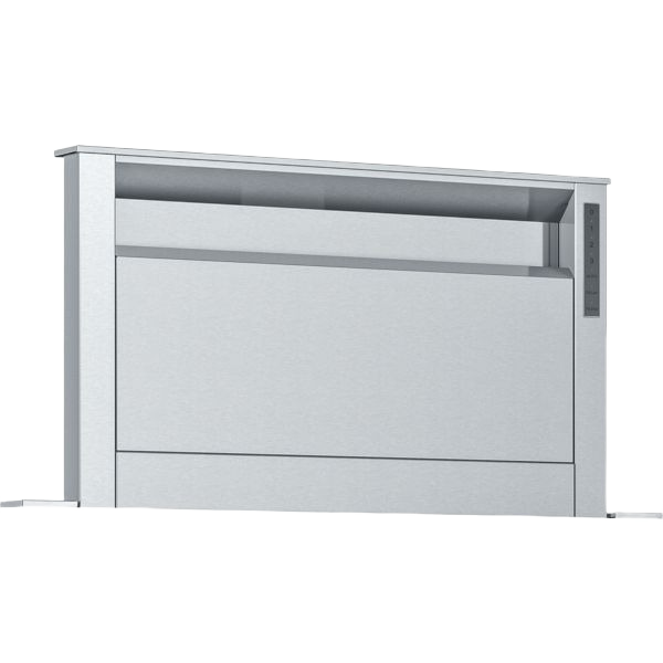 stainless steel downdraft vent with sleek design for kitchen over the range hoods and appliances collection