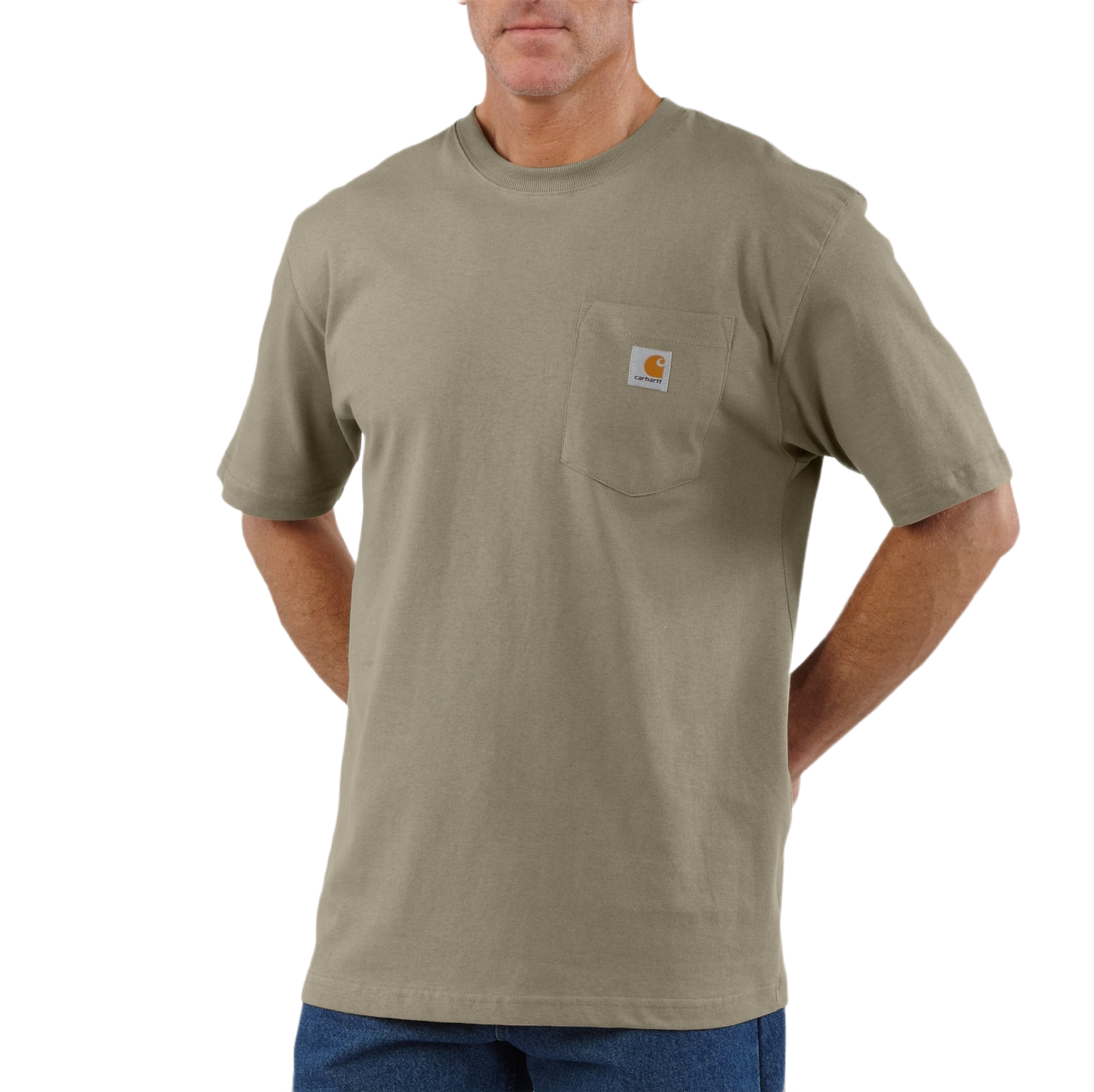 Carhartt Men's Loose Fit Heavyweight Short-Sleeve Pocket T-Shirt