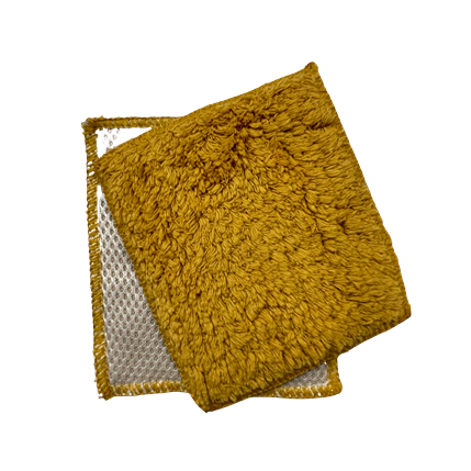 Set of two mustard yellow cotton chenille dish towels from Kitchen & Kitchenware under $50 collection