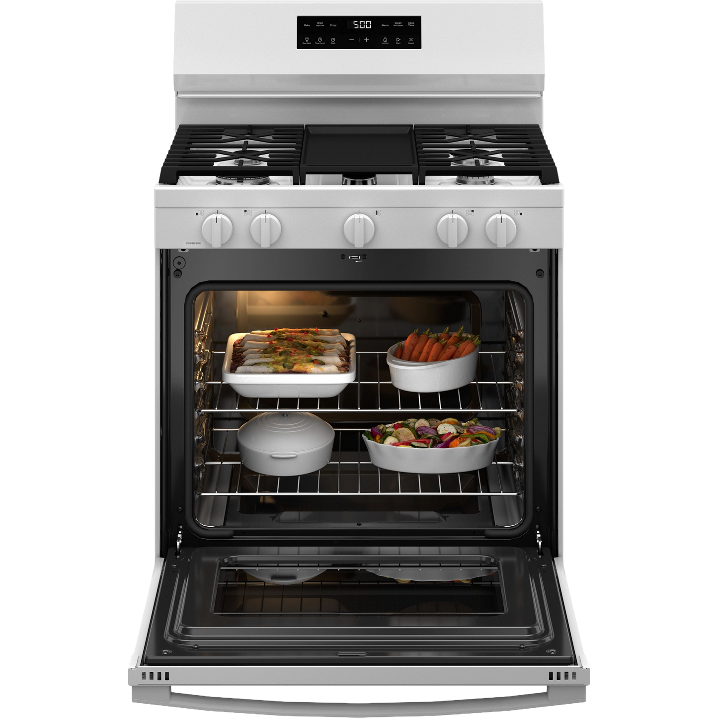 GE® 30" Free-Standing Gas Range with Crisp Mode