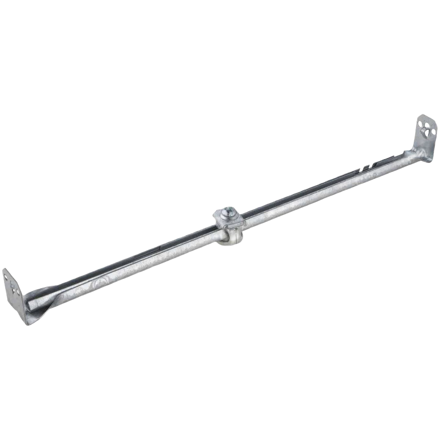 Adjustable steel bar hanger with mounting brackets for framing support in home improvement projects