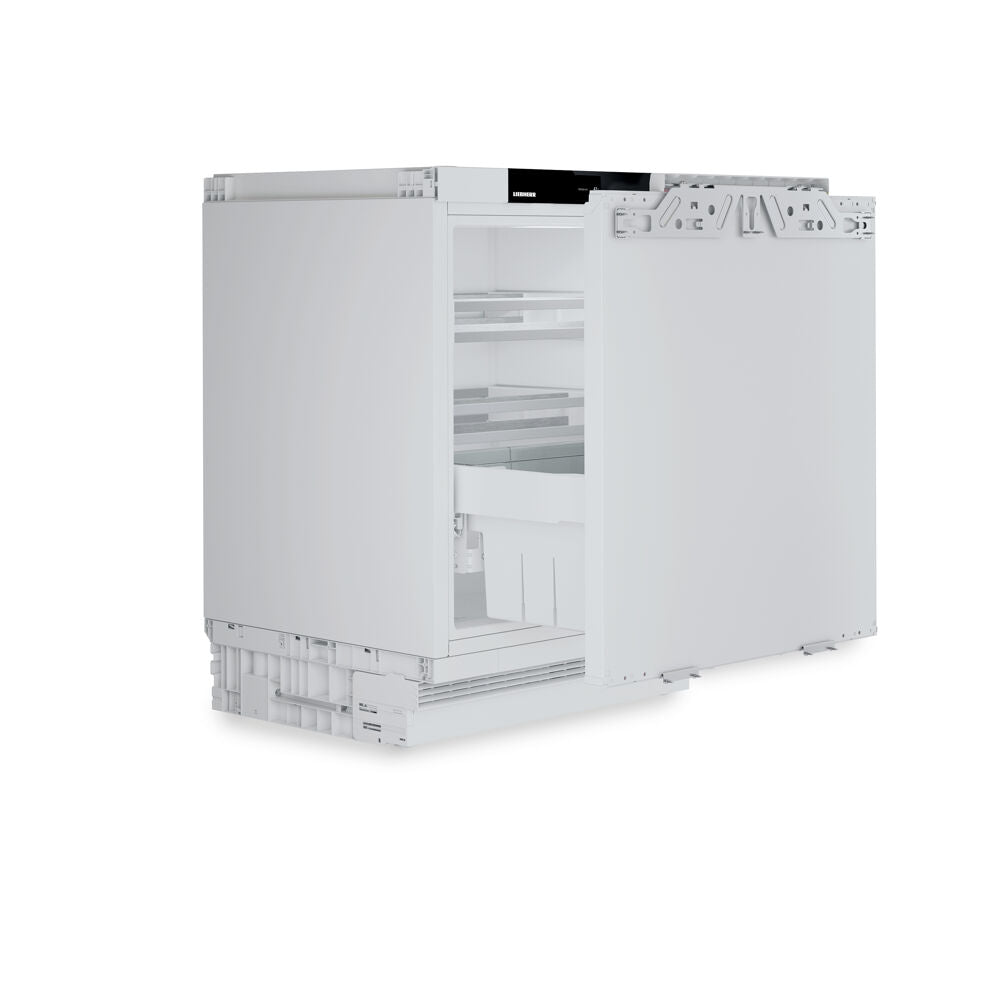White 24-inch undercounter refrigerator drawer with pull-out compartments and panel-ready front, designed for refrigerator and kitchen appliance collections.