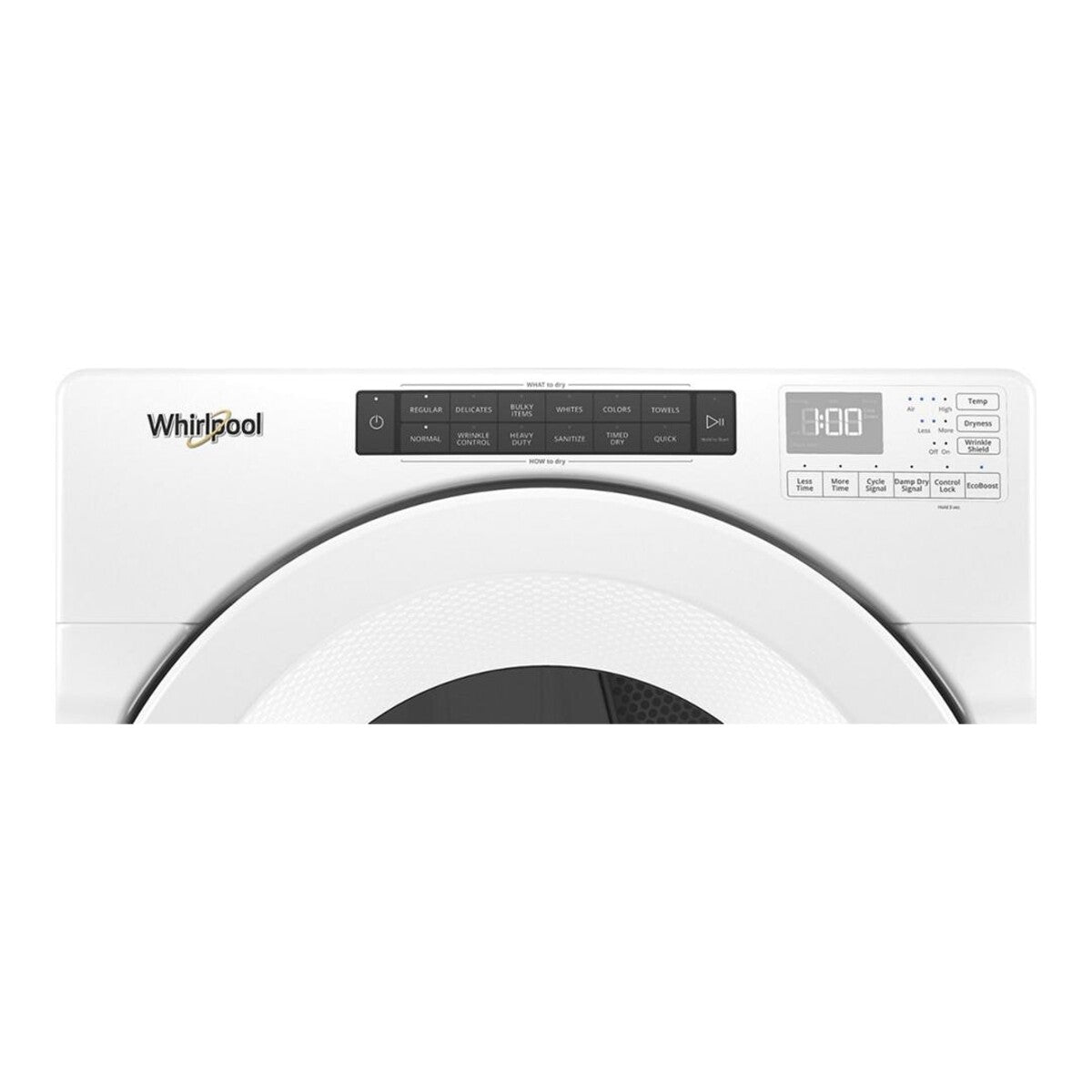 7.4 cu. ft. Front Load Electric Dryer with Intuitive Touch Controls