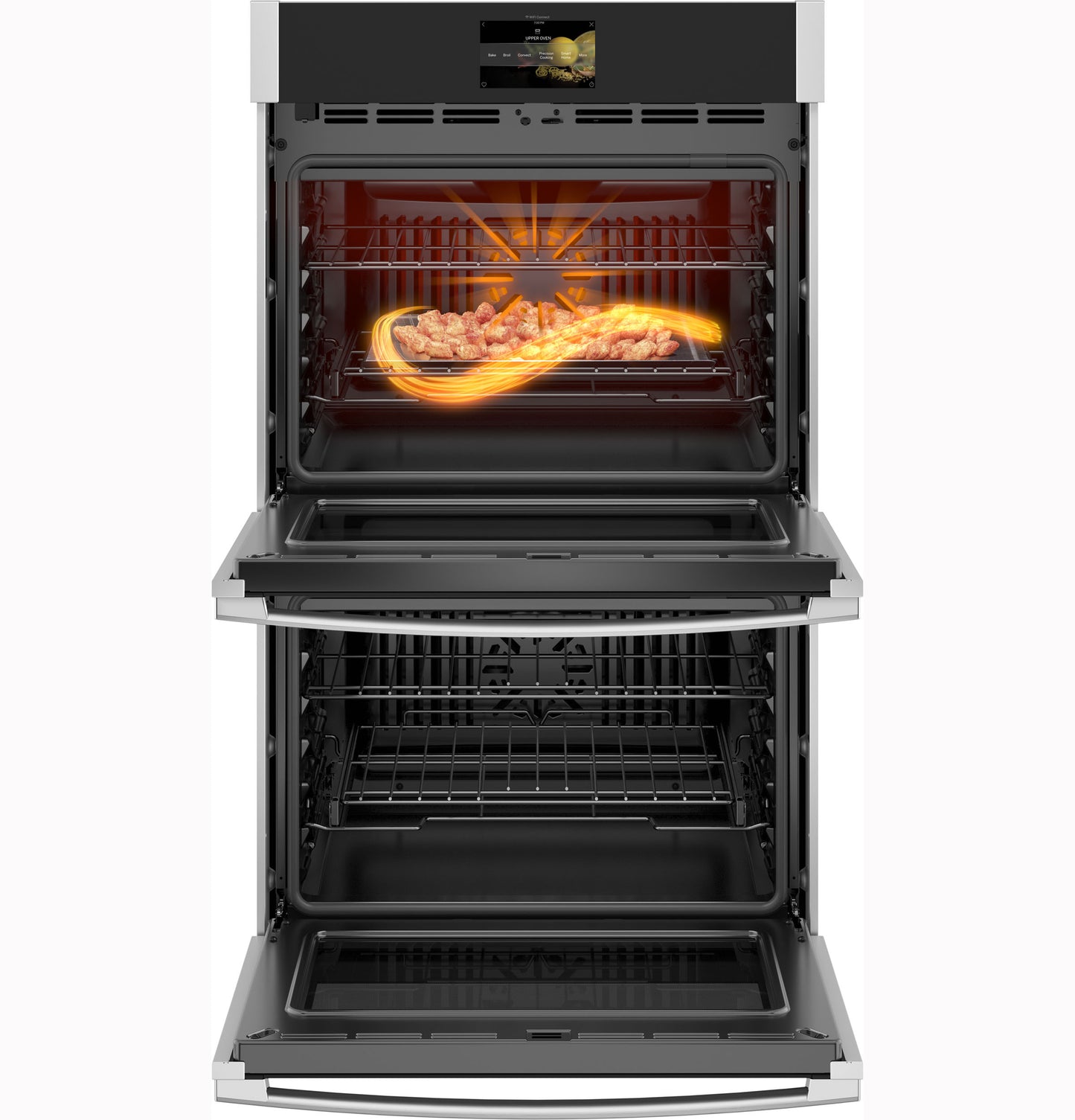 GE Profile™ 30" Smart Built-In Convection Double Wall Oven with No Preheat Air Fry and Precision Cooking