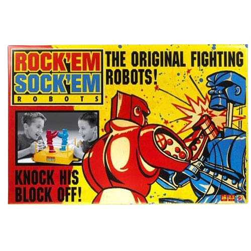 Retro packaging for a classic robot boxing game featuring red and blue fighting robots in Toys & Games collection