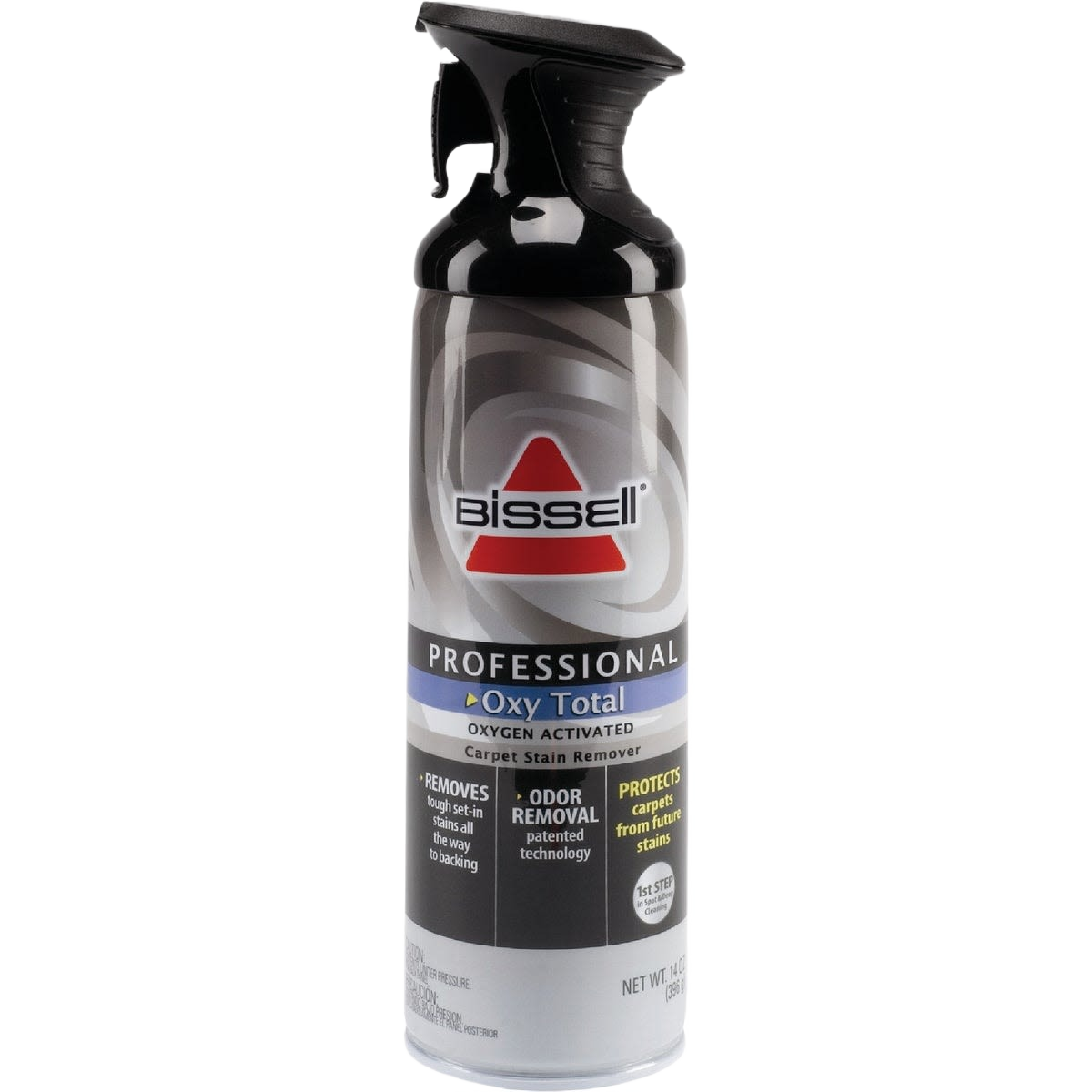 Professional strength oxygen-activated carpet stain remover spray for tough stains in floor cleaning and floor care collections