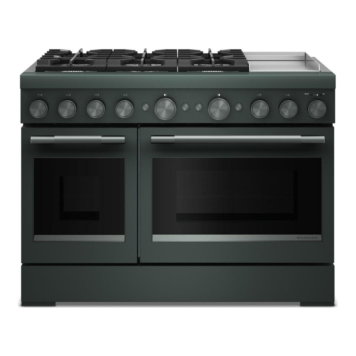 48-Inch 6 Burner Commercial-Style Dual Fuel Range with Griddle