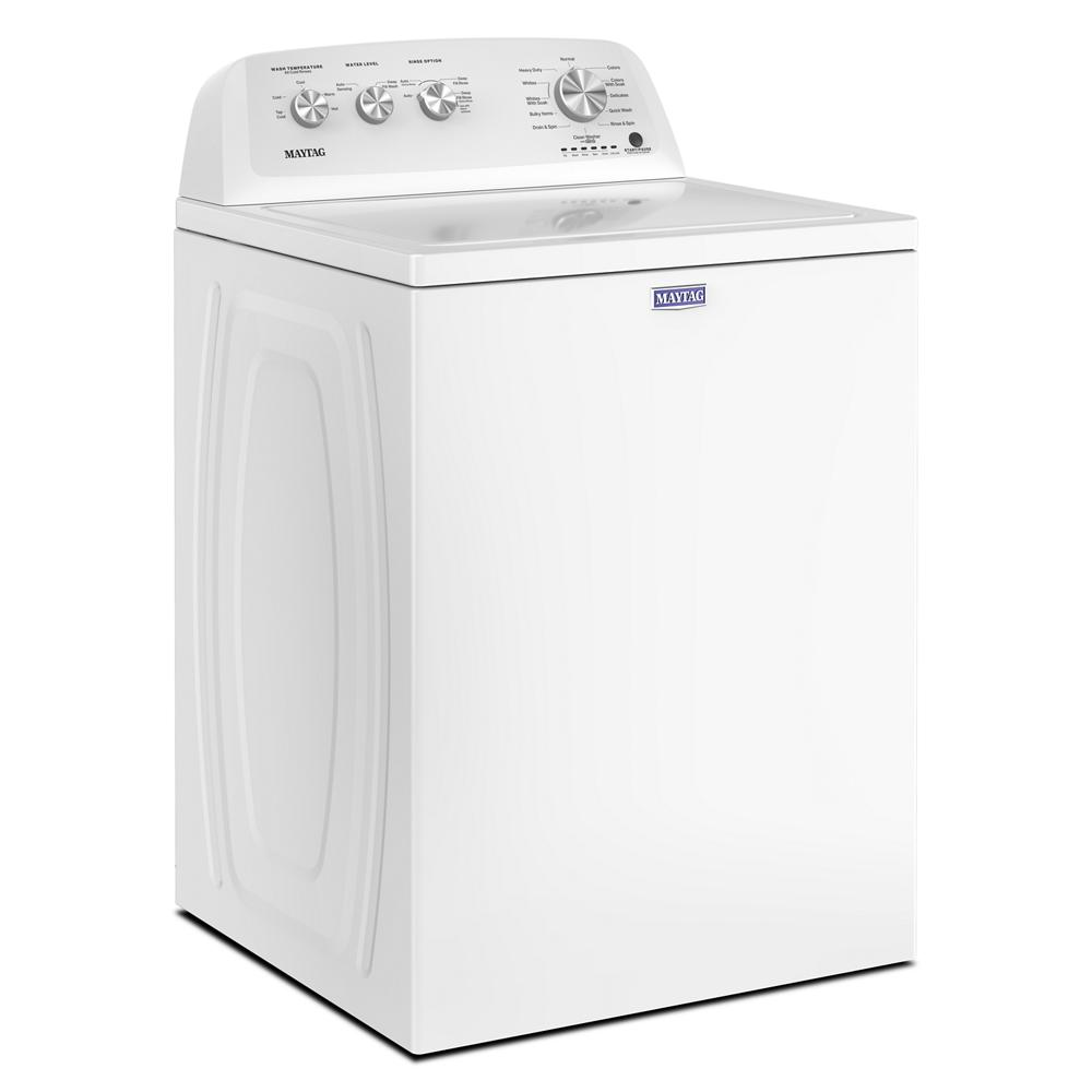 White top load washer with deep fill option and mechanical control dials from washers and appliances collection