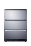 24" Wide Built-In 3-Drawer All-Refrigerator