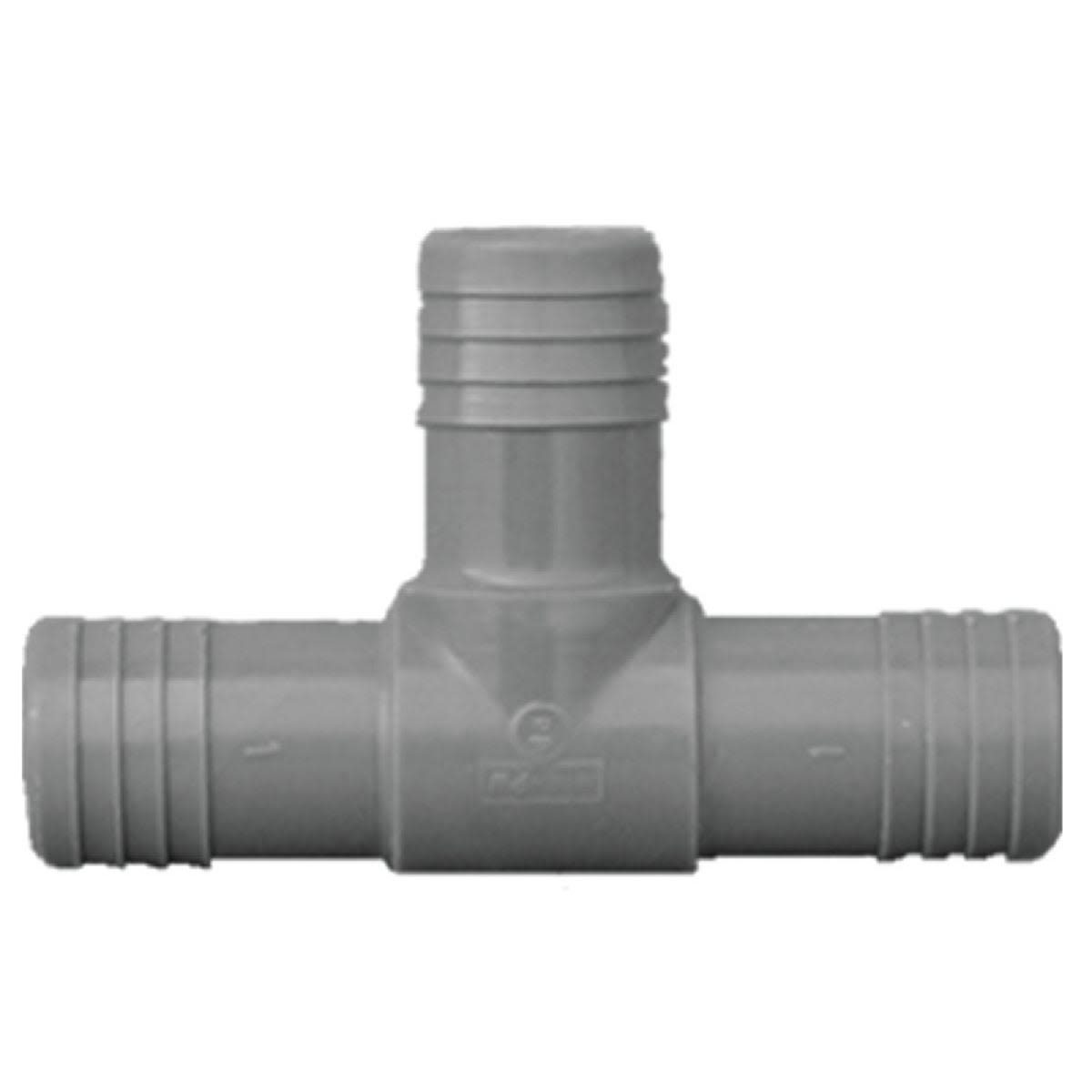 Gray polypropylene plumbing insert elbow fitting for polyethylene pipes in Pipes & Fittings and Home Improvement collections