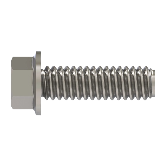 John Deere 19M7863 M6 X 25 Hexagonal Head Flanged Screw