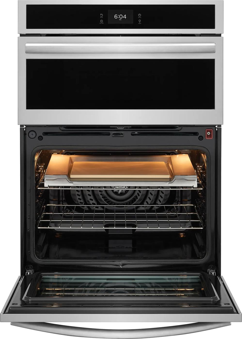 30" Electric Wall Oven and Microwave Combination with Stone-Baked Pizza