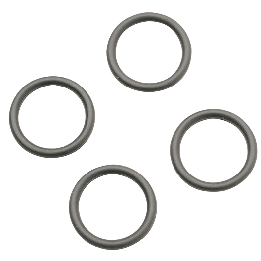 Do it Best 3/8 x 1/2 x 1/16 Inch Black Rubber O-Rings, 4-Count