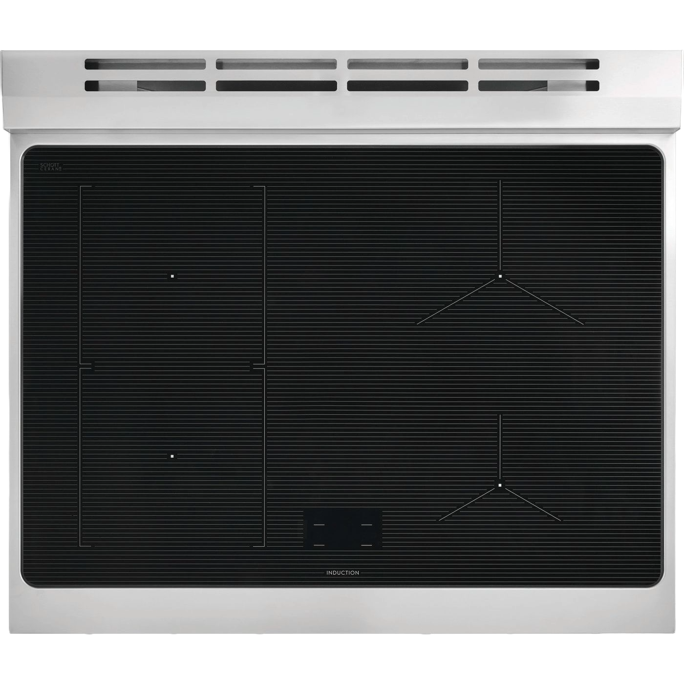30" Induction Freestanding Range